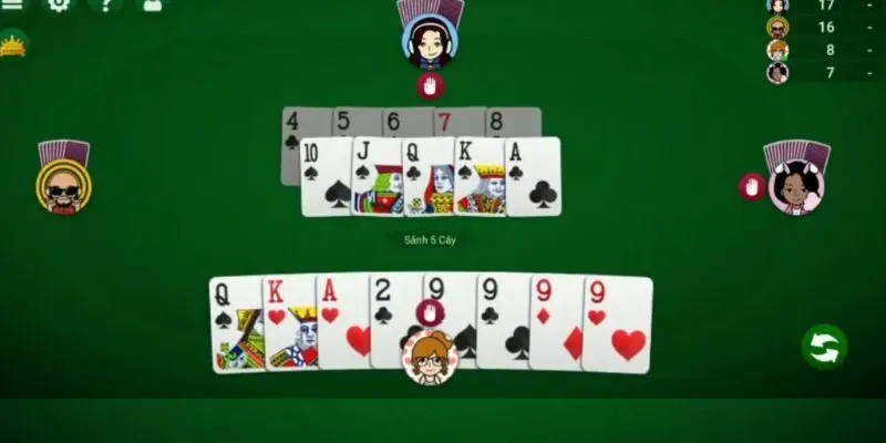 Hướng dẫn chi tiết cách chơi tiến lên miền Nam offline tại Casino M88